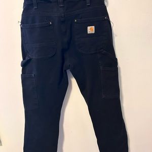 Black Carhartt Construction Pants
